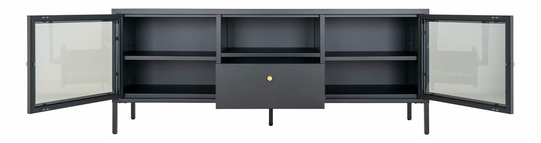 TV stolík/skrinka Dalmira 6 (čierna)