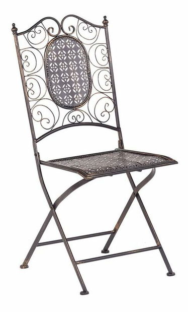Set mobilier de grădină Beatriz (negru) (pentru 2 persoane)