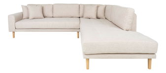 Sarokkanapé szett (J) Lvaveriaora L (homokszínű)