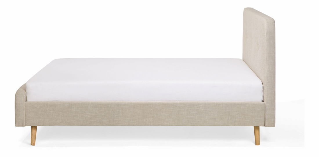 Bračni krevet 180 cm ROME (s podnicom) (bež)