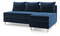 Rohová sedacia súprava Vlada (P) (tmavomodrá)