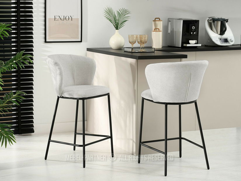 Barska stolica Kurkum (siva + crna)