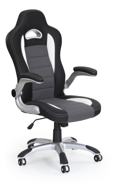 Irodai szék Kalla (fekete + szürke) (fekete + sötétszürke)