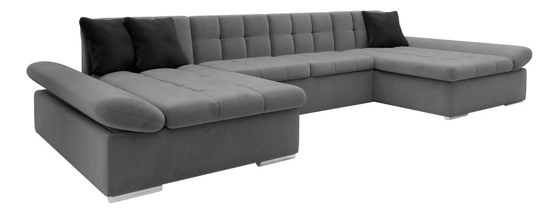 Sofa na razvlačenje Agnara (magic velvet 2217 + magic velvet 2217 + magic velvet 2219)