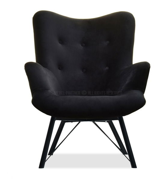 Fotoliu relax Dawntawn (negru)