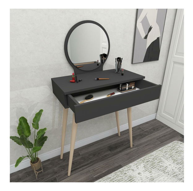 Toaletni stolić Doneda (antracit)