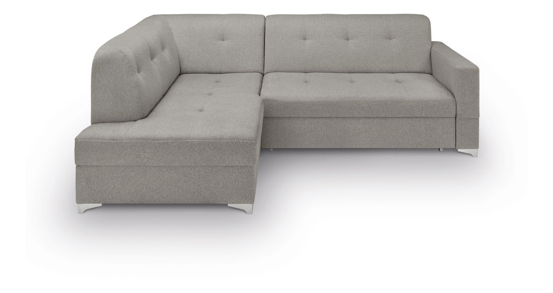 Rohová sedačka BRW Savino 2F.RECBK (sivá) (L)