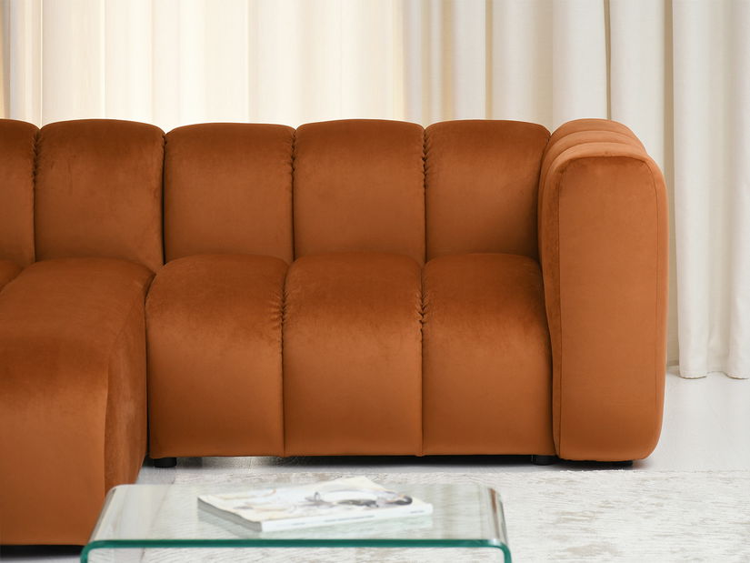 Rohová sedačka Organice (čierna)