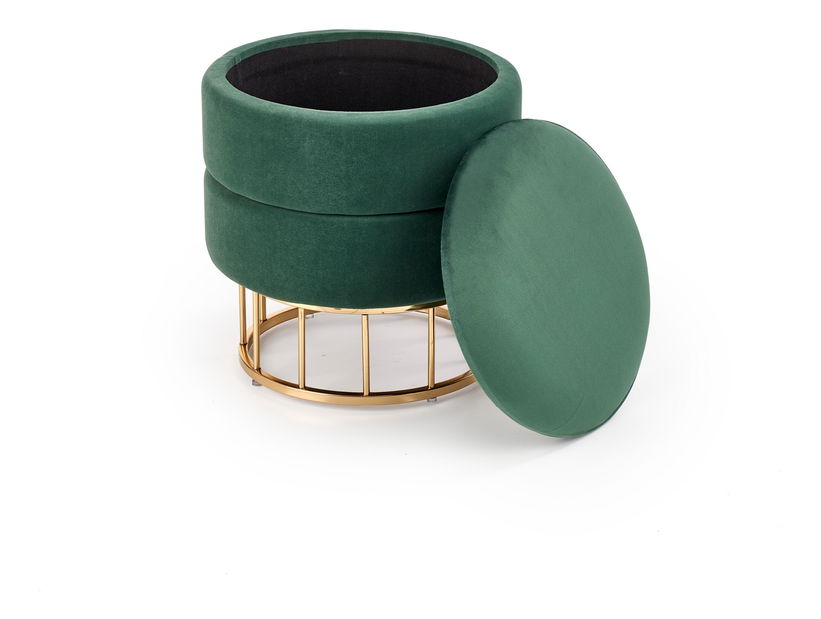 Taburetka Escala (tmavozelená)