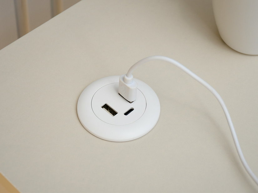 Masă PC cu înălțime reglabilă Occott 120 (crem)