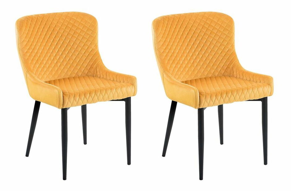 Set 2ks. jedálenských stoličiek Soho (žltá)