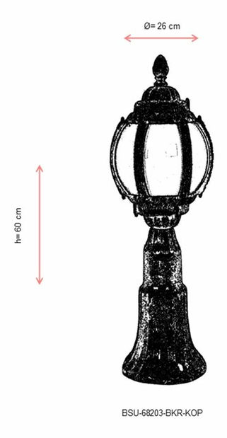 Iluminat de perete pentru exterior Murphy (maro)