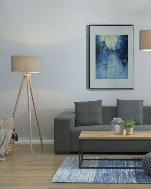 Stojanové svietidlo Nusta (svetlosivá)