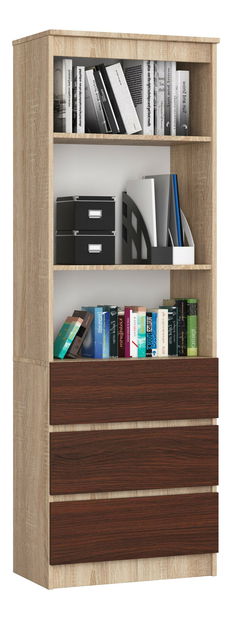 Regál Ravindra (dub sonoma + wenge)