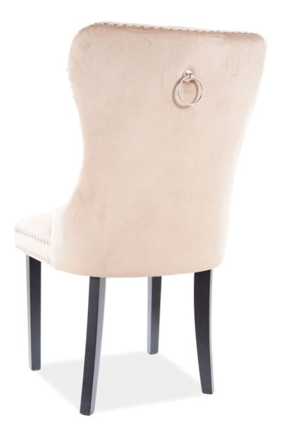 Scaun de sufragerie Amy (maro deschis + negru)