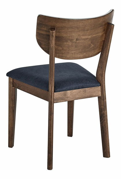 Set 2 buc scaune de sufragerie Mokza (lemn închis)