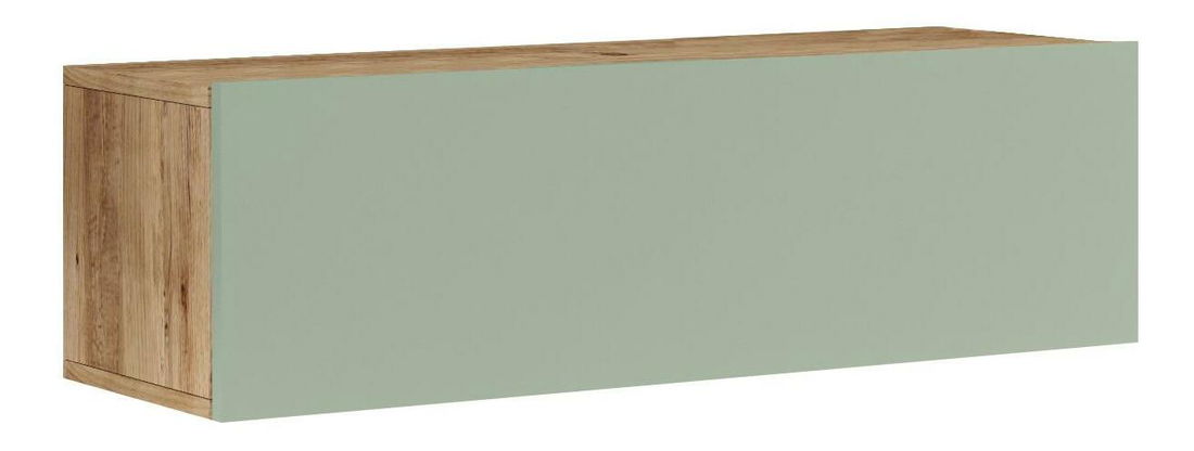 TV asztal/Szekrény France 12 (atlanti fenyő + zöld) 