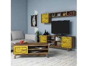 Mobilier living Aysha (Nuc + Galben)