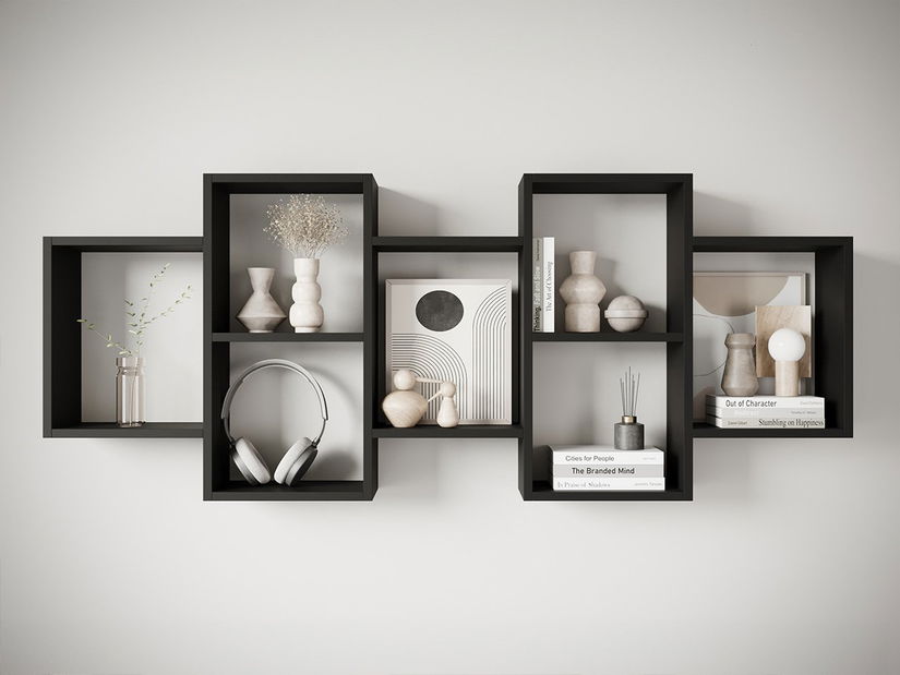 Polica Cyzara 1 (grafit) *bazár