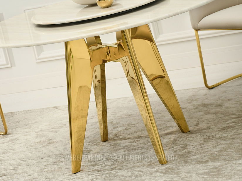 Masă sufragerie Aerosoles (bej + auriu)