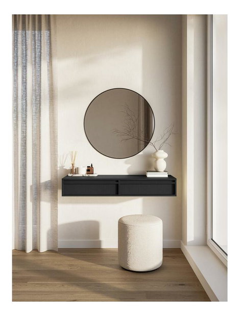 Toaletný stolík Evane E3 (čierna)