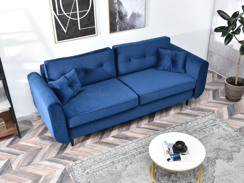 Kétszemélyes kanapé Bacteria (fekete)