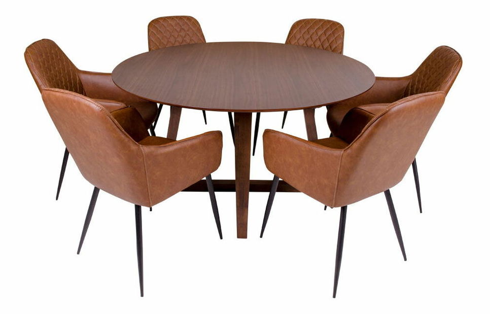 Jedálenský stôl Hnadina 2 (hnedá)