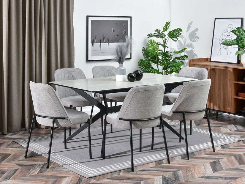 Scaun Ella (gri + negru)