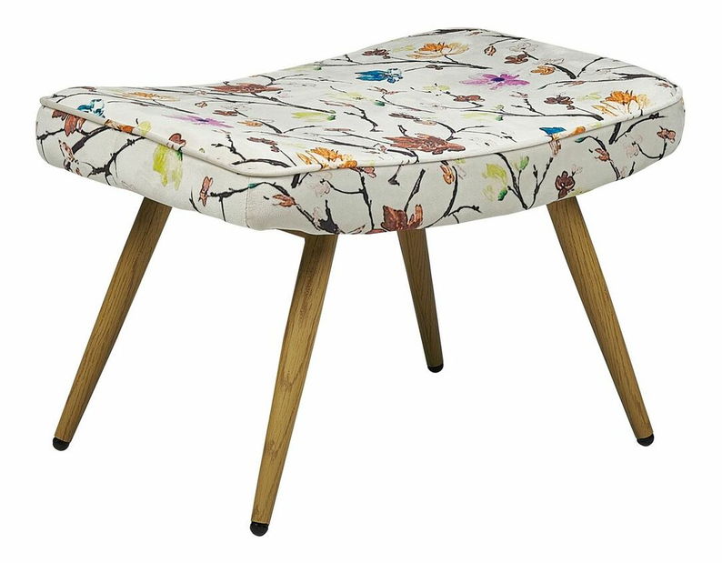 Fotoliu cu taburet Vince (multicolor) 