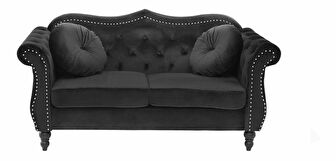 Sofa dvosjed Stege (crna)