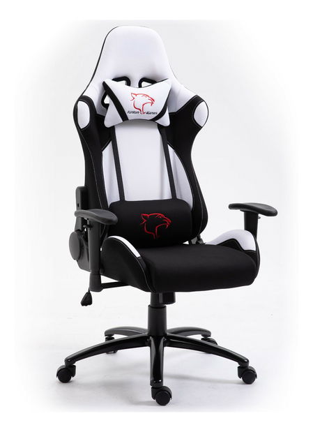 Scaun de birou/ gaming Fainan (alb)