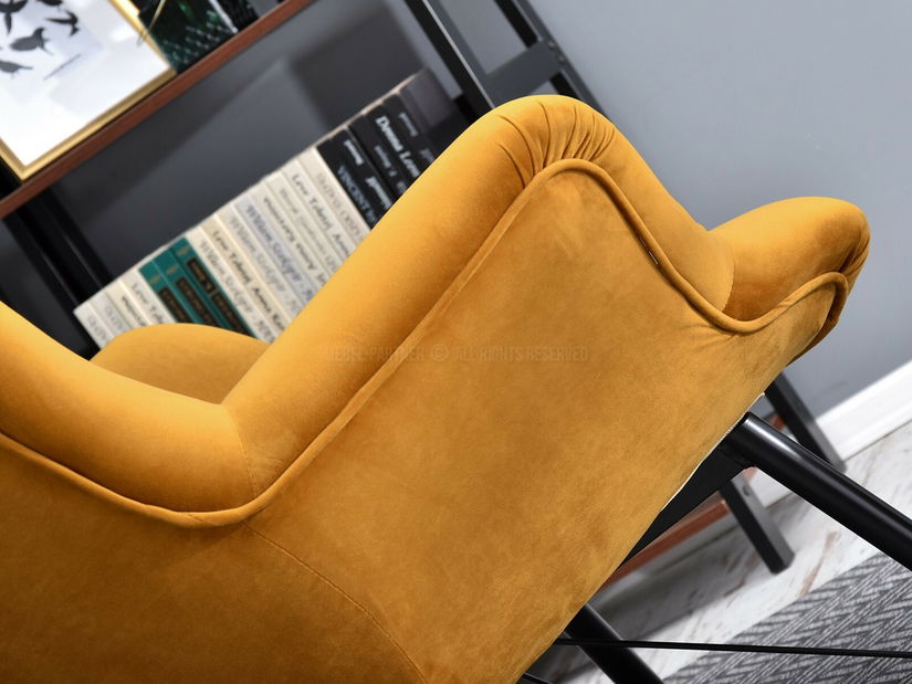 Fotoliu relax Dawntawn (mieros + negru)