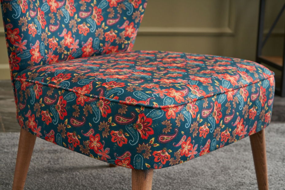 Relax fotel Vuren (kék + piros)