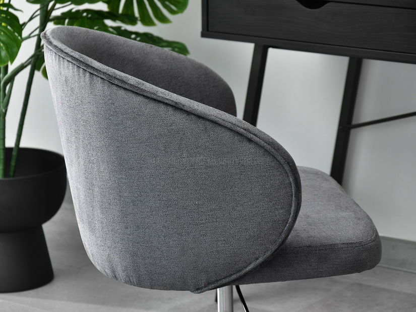 Scaun de birou Senzitiv (grafit + auriu)