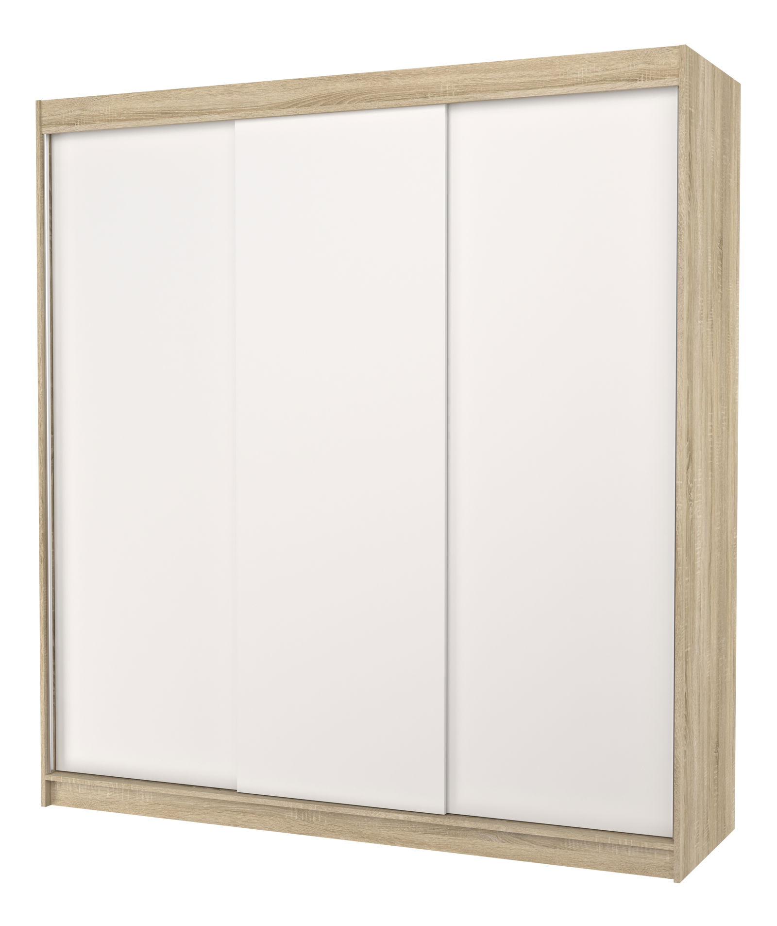 Dulap de haine Meggie (Stejar sonoma + Alb)