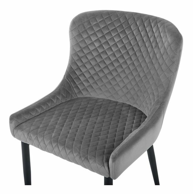 Set 2 buc. scaune pentru sufragerie Soho (gri)