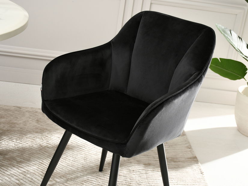 Jedálenská stolička Banistas (čierna)