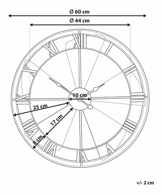 Nástenná dekorácia Wiliam (pestrá)
