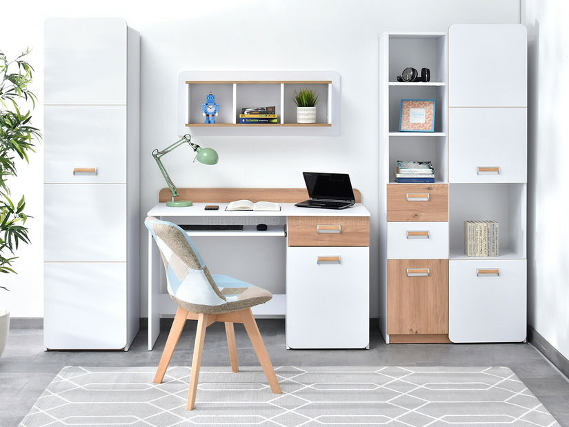 Mobilier cameră studenți Clerigo 02 (alb)