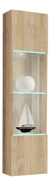 Vitrină de perete Ferryhill HJ FY 42 (Stejar jackson hickory) (cu iluminat)