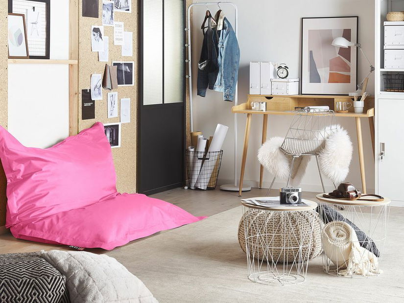 Vreća za sjedenje 140x180 cm Xl (boja fuksije)