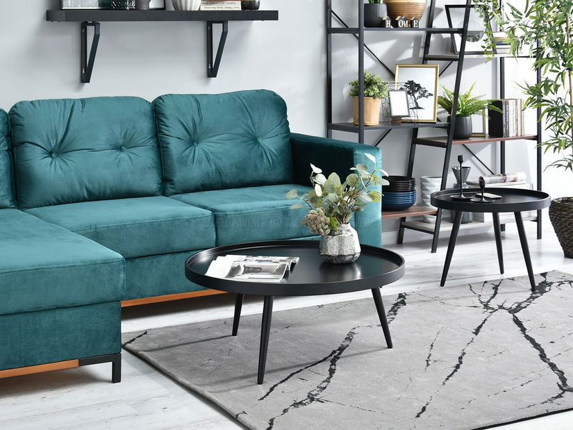 Dohányzóasztal Lantan Xl (fekete)