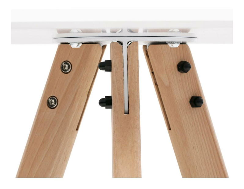 Masă sufragerie Definidos (alb) (pentru 2 persoane)