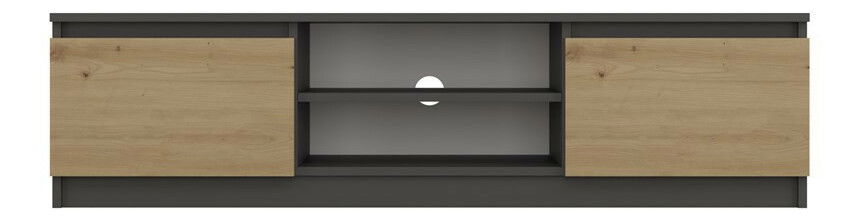 TV szekrény Musecalo 140 (antracit + artisan tölgy)