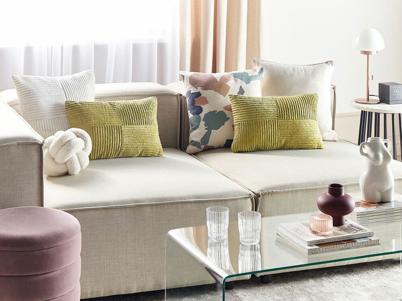 Set 2 perne decorative 47 x 27 cm Milie (verde)