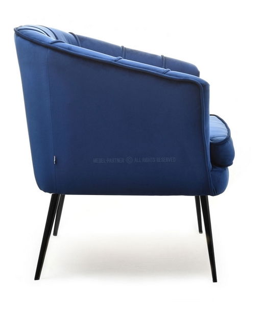 Fotel Etimee F (tengeri + fekete)