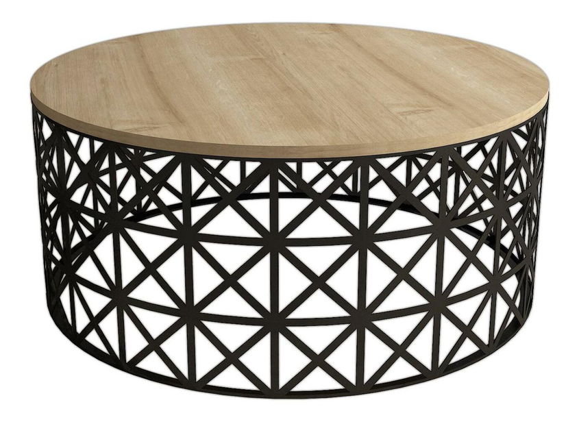 Stolić za kavu Vutada (hrast + crna)