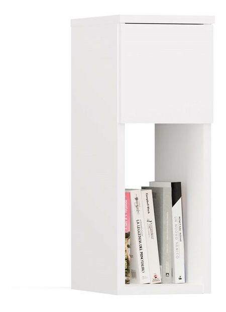 Nočný stolík Gustaban 1 (biela)