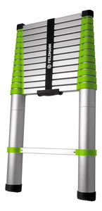 Teleskopický rebrík 3,8 m Handy (sivá + zelená)