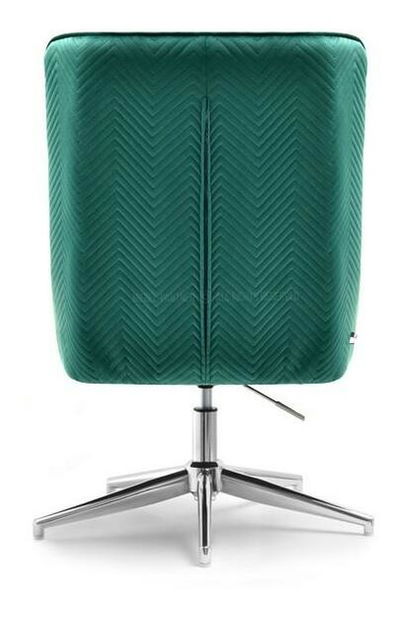 Kreslo Bilibo (zelená + chrómová)